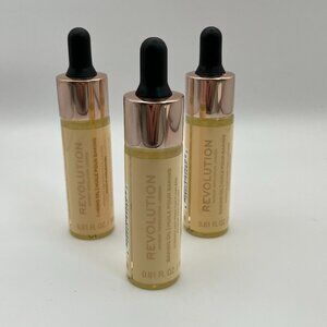 Makeup Revolution London Baking Oil Long-Lasting 0.61 Oz 18 ml Pack Of 3 Pieces